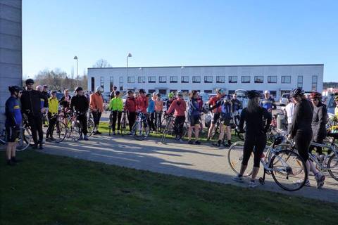 Första intropasset 2016 lockade över 40st cyklister!