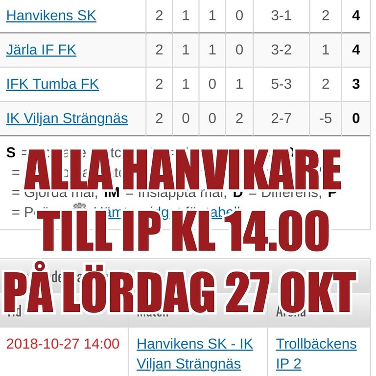 Kvalet 27 okt ip