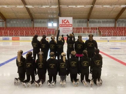 Super Team på läger sponsrat av ICA Kvantum Landvetter