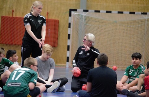 Johanna är även engagerad  i HFA-projektet där bland annat lördagarnas handboll för funktionsnedsatta ingår.
