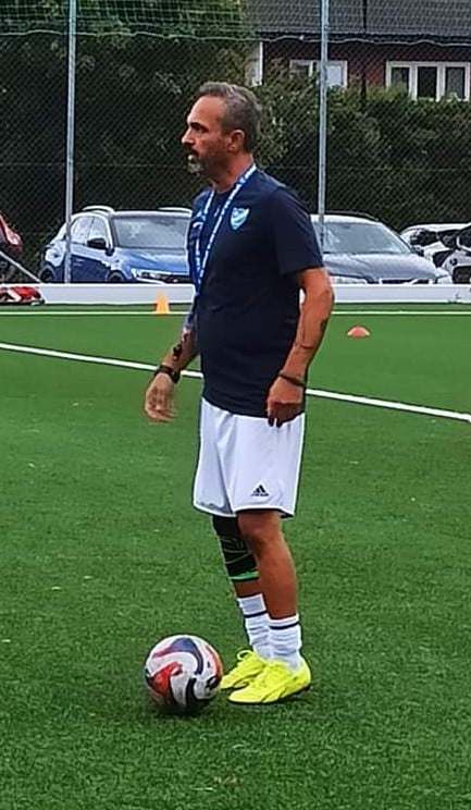 Vår nye herrtränare Kevin som tillträdde rollen 4 sept 2024.