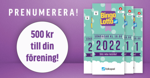 Stötta Landvetter Konståkningsklubb - Prenumerera på bingolotter