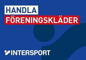 Samarbete med Intersport, klicka för loggan för att komma till vår klubbkollektion.