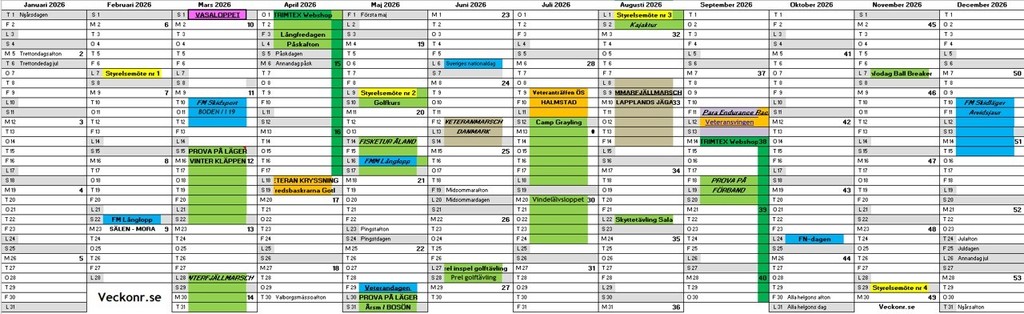 Uppdaterad verksamhetsöversikt 2026 / KLICKA PÅ BILDEN
Inbjudan till respektive aktivitet kommer med e-post