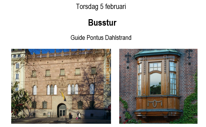 Vi fick en intressant  guidning av Pontus Dahlstrand bland Stockholms fantastiska Stadsvillor som fortfarande finns kvar i vår vackra huvudstad.