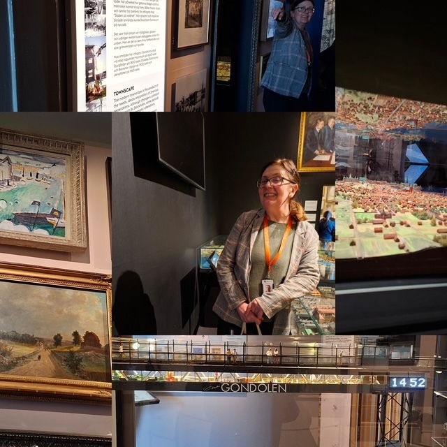 En intressant visning, den 3 februari på stadsmuseumet, av vår kunniga presentatör Lena Lövdahl. Vi fick bland annat höra om Strindbergs Esplanadsystemet, gamla Klarakvarteren, Citysaneringen, Stomatolskylten och Nils Ferlin.
Ferlin som också skrev många schlagertexter. Inte att förglömma Lenas tolkning av några av Ernst Rolfs kupletter. 