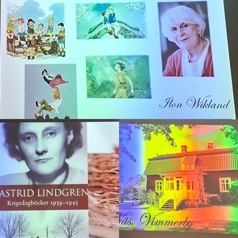Torsdagen den12 februari , en kall och grå vinterdag, samlades vi på Utsikten för att få höra Pia Dahlberg berätta om allas vår Astrid Lindgren. 
En spännande levnadshistoria presenterad med fantastiska bilder. Det var en hel del som förvånade oss, många anekdoter och så lärorikt.