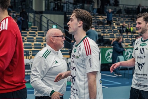 Sportchef Pettersson, kantdominant Arnelin och lagkapten Lindblom kan andas ut.