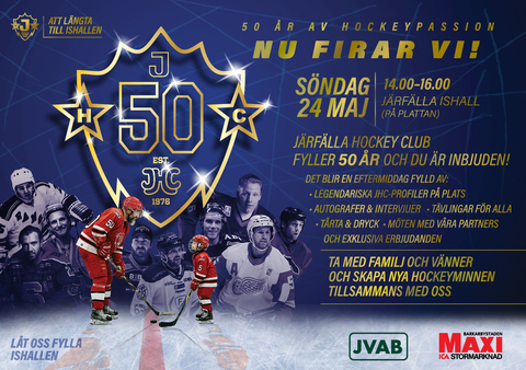 Järfälla Hockey Club fyller 50 år!