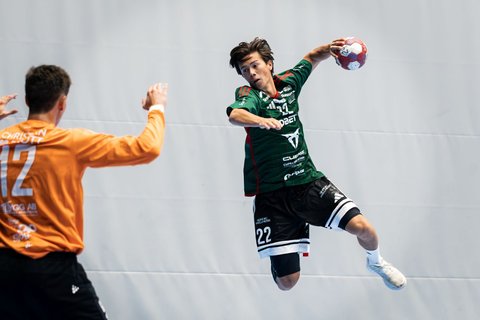 Lindvall är grön i grönt. Foto: JOEL OLOFSSON